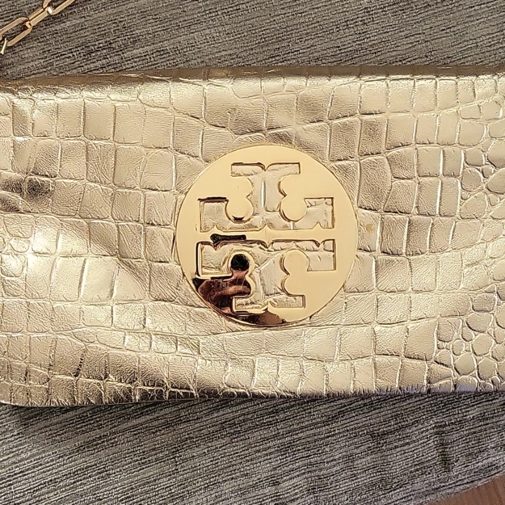 Tory Burch gold crossbody